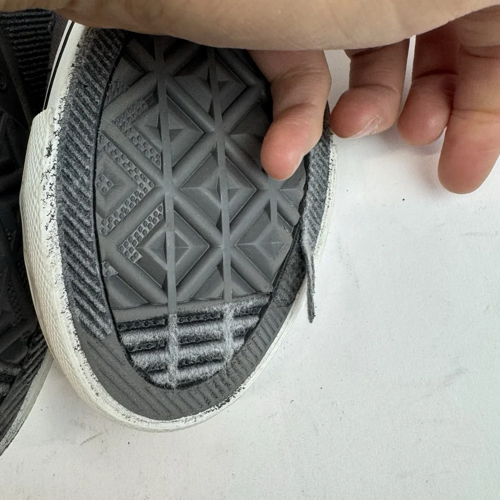 Big‎ Kids Boys Converse Skull Race Graphic Gray Low Casual Sneakers Shoes Size 1